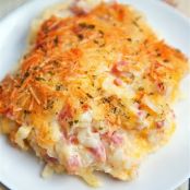 Ham and Cheese Hash Brown Casserole