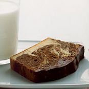 Chocolate Marble Bread with Ganache