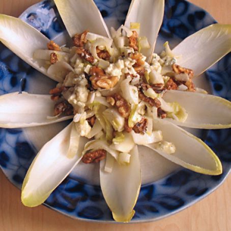 Endive Salad with Blue Cheese and Walnuts
