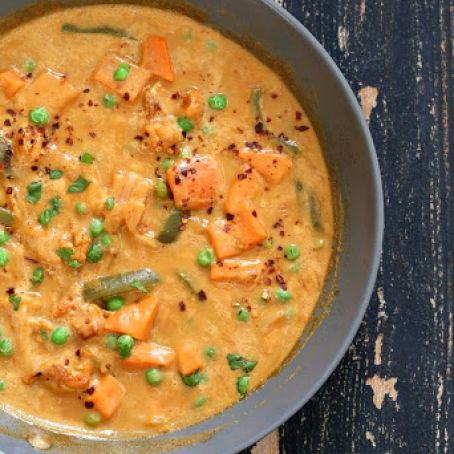 Peanut Butter Sweet Potato Curry