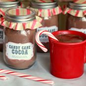 Homemade Candy Cane Hot Cocoa Mix
