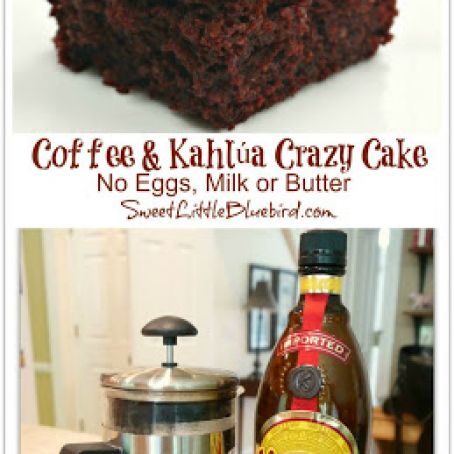COFFEE & KAHLÚA KRAZY CAKE