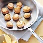 Pan-Seared Scallops with Lemon