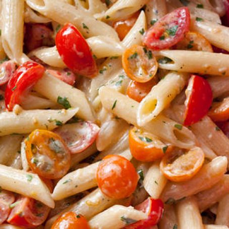 Pasta with no cook tomato sauce