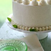 Lemon Layer Cake with Vanilla Bean Frosting