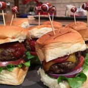 Caribbean-Style Burger with Jerk Ketchup