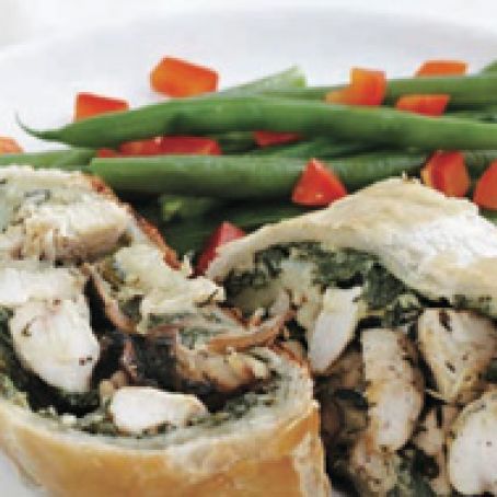 Chicken Wellington w/Mushrooms & Spinach
