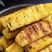 CARAMELIZED BROWN SUGAR CINNAMON GRILLED PINEAPPLE