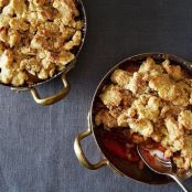 Spiced Plum Cobbler