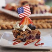 Red, White & Blueberry Buckle