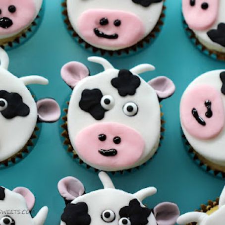 Cow Cupcakes