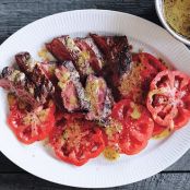 Grilled Flatiron Steak with Toasted Spice Vinaigrette