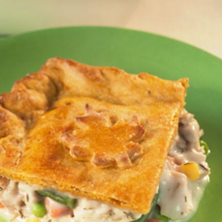 Chicken Pot Pie with Sweet Potato Crust