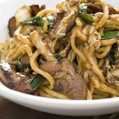 Pork Stir-Fry with Noodles (Lo Mein)