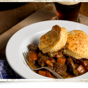 Beef in Ale with Cheese Cobbler