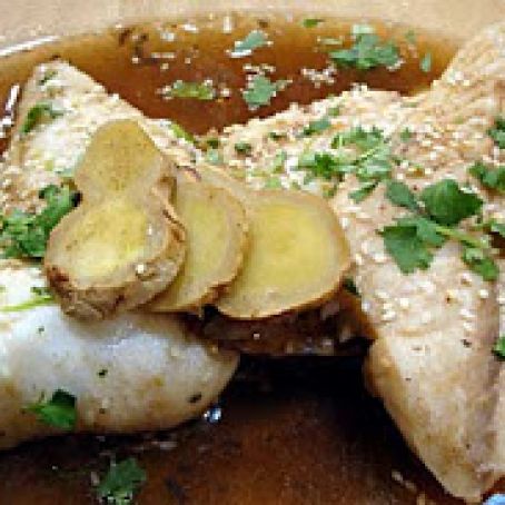 Sopa de pescado y gengibre