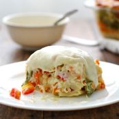 Veggie Alfredo Lasagna