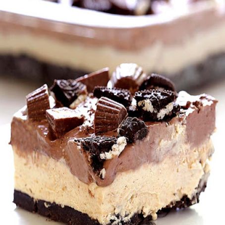 No Bake Chocolate Peanut Butter Dessert