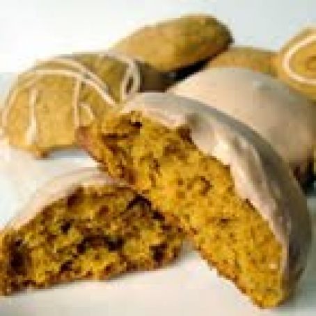 Iced Pumpkin Cookies