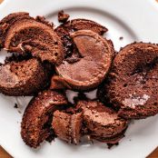 Individual Chocolate Cakes with Dulce de Leche and Fleur de Sel