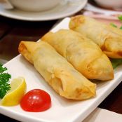 ROLLITOS PRIMAVERA CON CAMARON