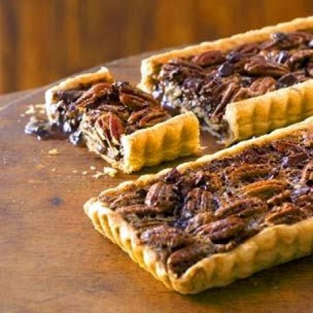 Chocolate-Pecan Tarts