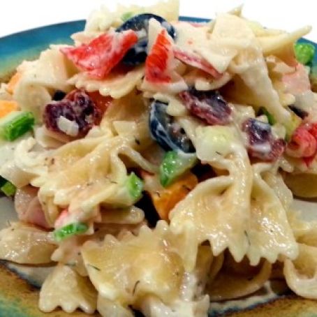 Bacon and Cheese Seafood Pasta