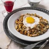 Potato, Mushroom, and Chicken Hash