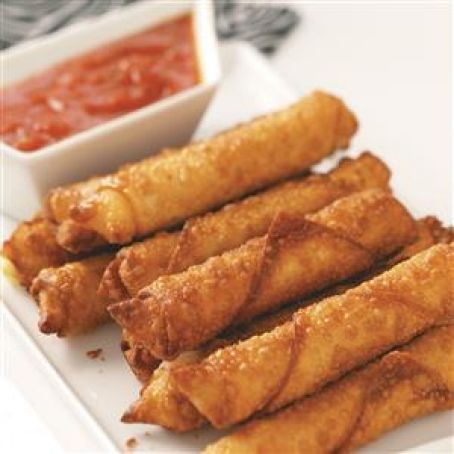 Wonton Mozzarella Sticks Recipe