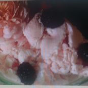 HOMEMADE WATERMELON ICE CREAM