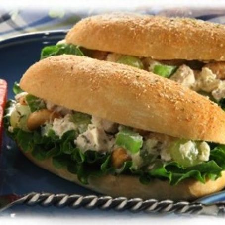 Chicken Salad Stuffed Bread Sticks