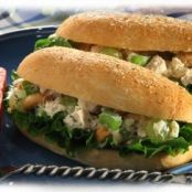 Chicken Salad Stuffed Bread Sticks