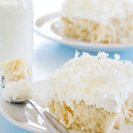 cake - coconut poke cake