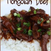 Slow Cooker Mongolian Beef