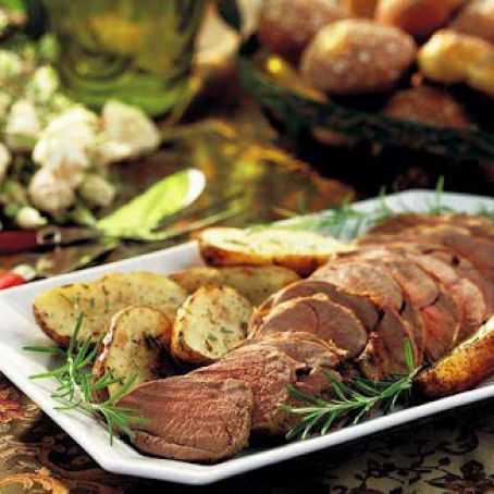 Herb-Roasted Lamb Dijon