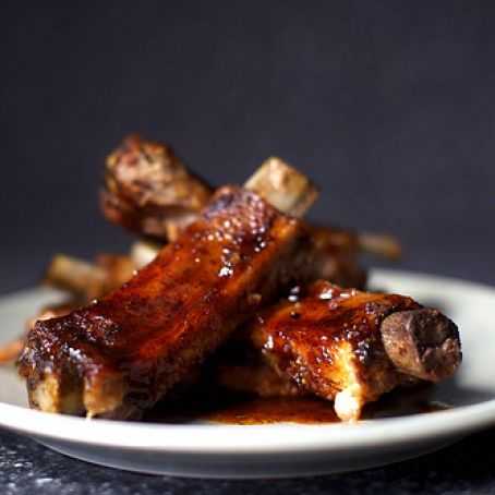 PORK - Sweet and Smoky Oven Spareribs