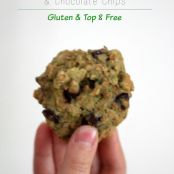 Zucchini Cookies made with Oats, Flax Seed, & Chocolate Chips