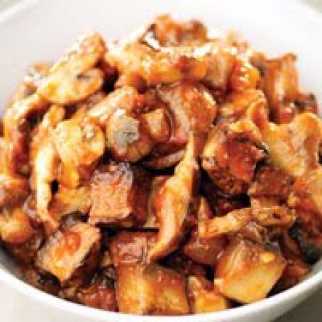 Spicy Roast Mushrooms Arrabbiata