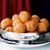 Red Pepper, Garlic & Pecorino Gougères