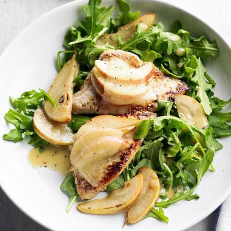 Turkey, Pear & Cheese Salad