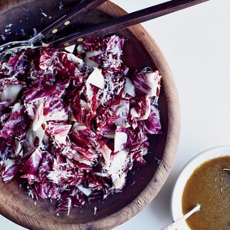 Radicchio Salad with Manchego Vinaigrette