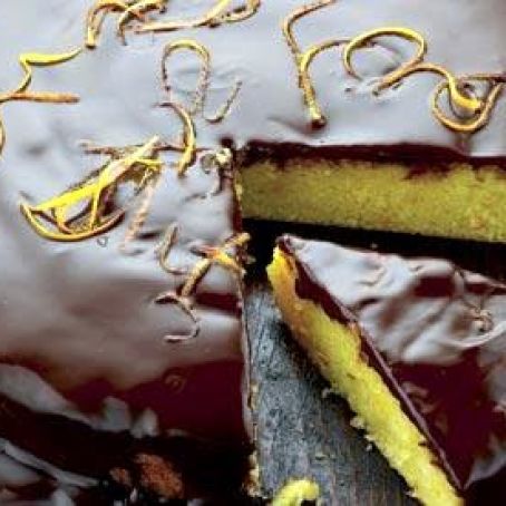 Clementine & almond syrup cake