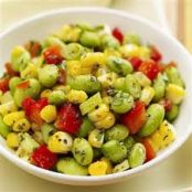 Roasted Corn and Edamame Salad