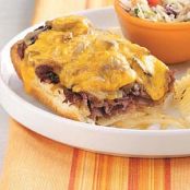 Garlic Roast Beef Sandwiches Recipe