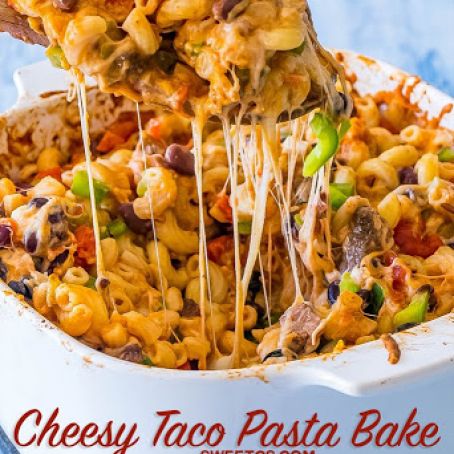 CHEESY TACO PASTA BAKE