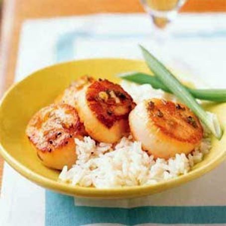 Gingered Scallops