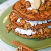 Low Carb Apple Walnut Pancakes