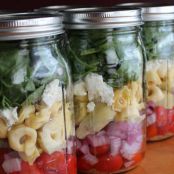Pasta - Artichoke and Tortellini Mason Jar Salad