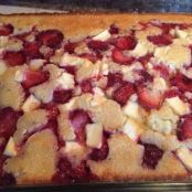 Strawberry & Cream Cheese Cobbler