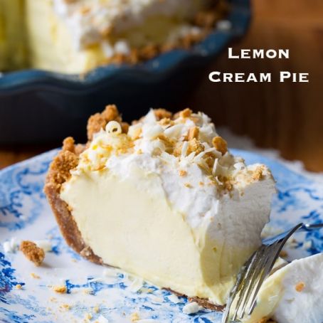 Lemon Cream Pie (with pudding)